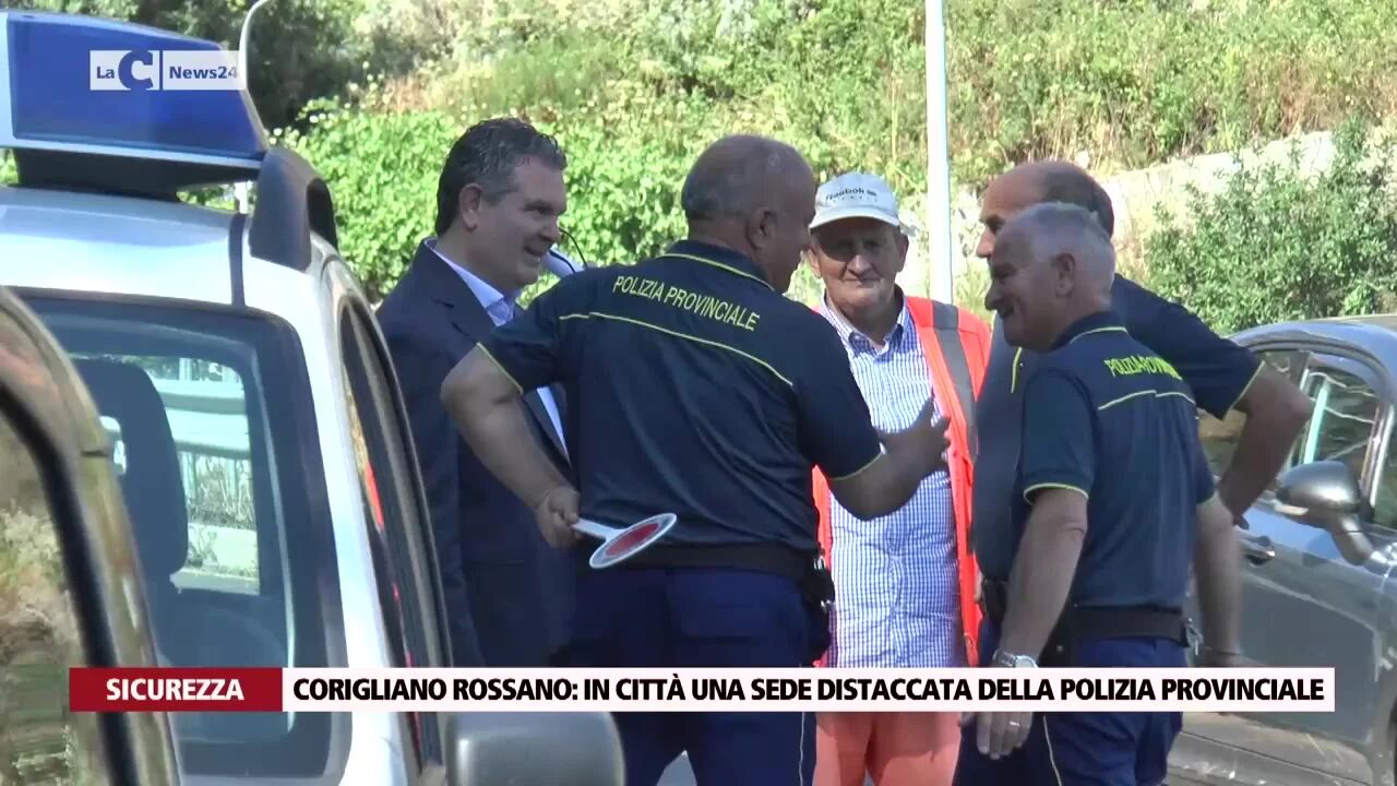 Corigliano Rossano: in città una sede distaccata della polizia provinciale