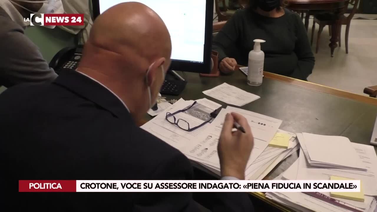 Crotone, Voce su assessore indagato: «Piena fiducia in Scandale»