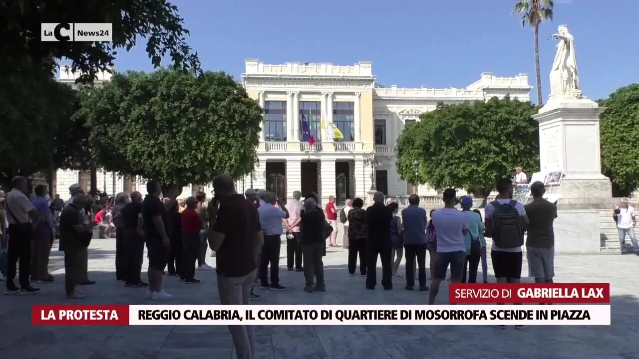 Reggio, il comitato di quartiere di Mosorrofa scende in piazza