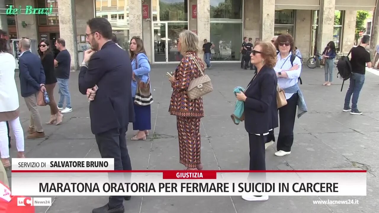 Maratona oratoria per fermare i suicidi in carcere