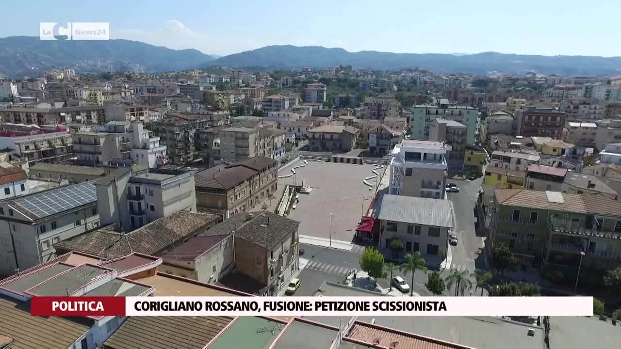 Corigliano Rossano, fusione: petizione scissionista