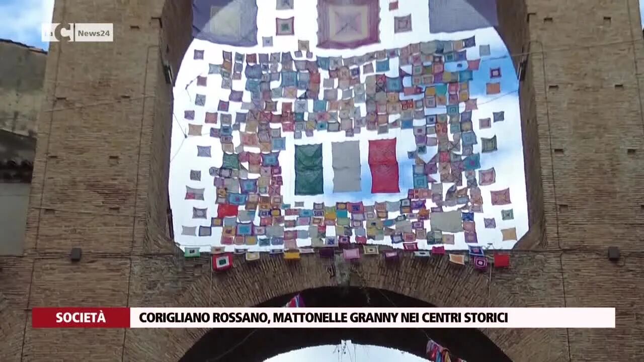 Corigliano Rossano, mattonelle granny nei centri storici