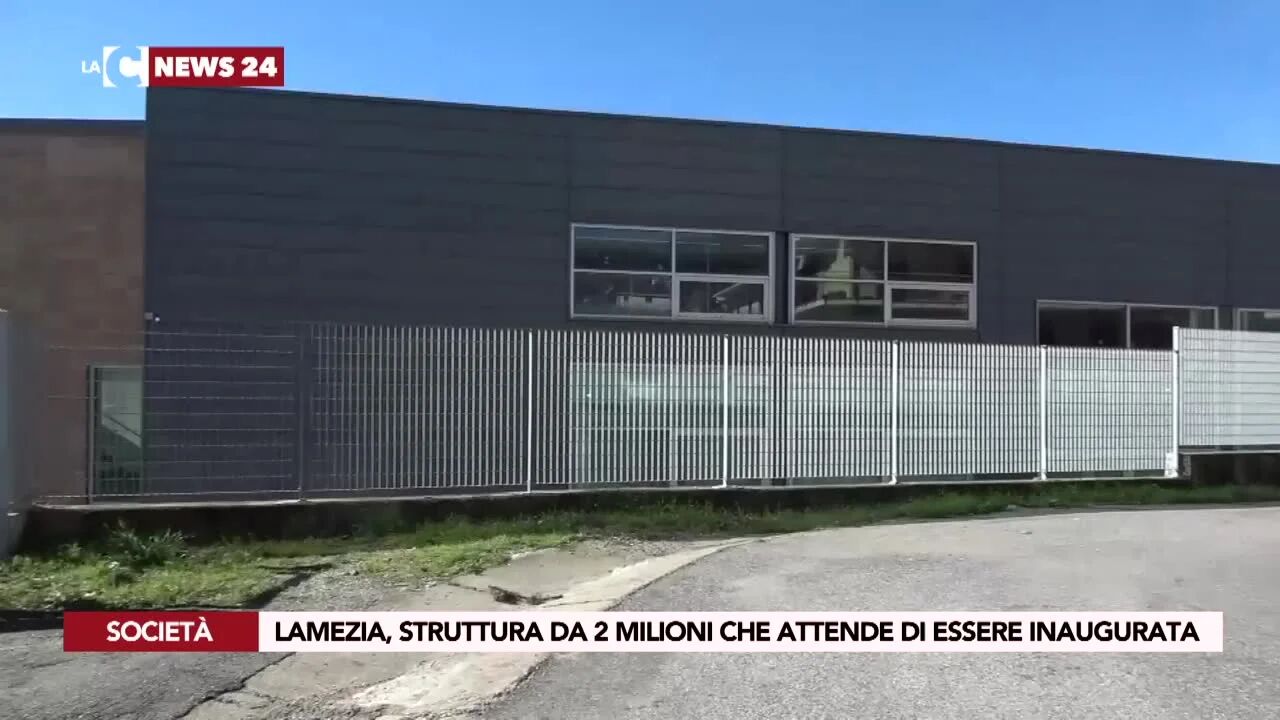 Lamezia, struttura da 2 milioni che attende di essere inaugurata