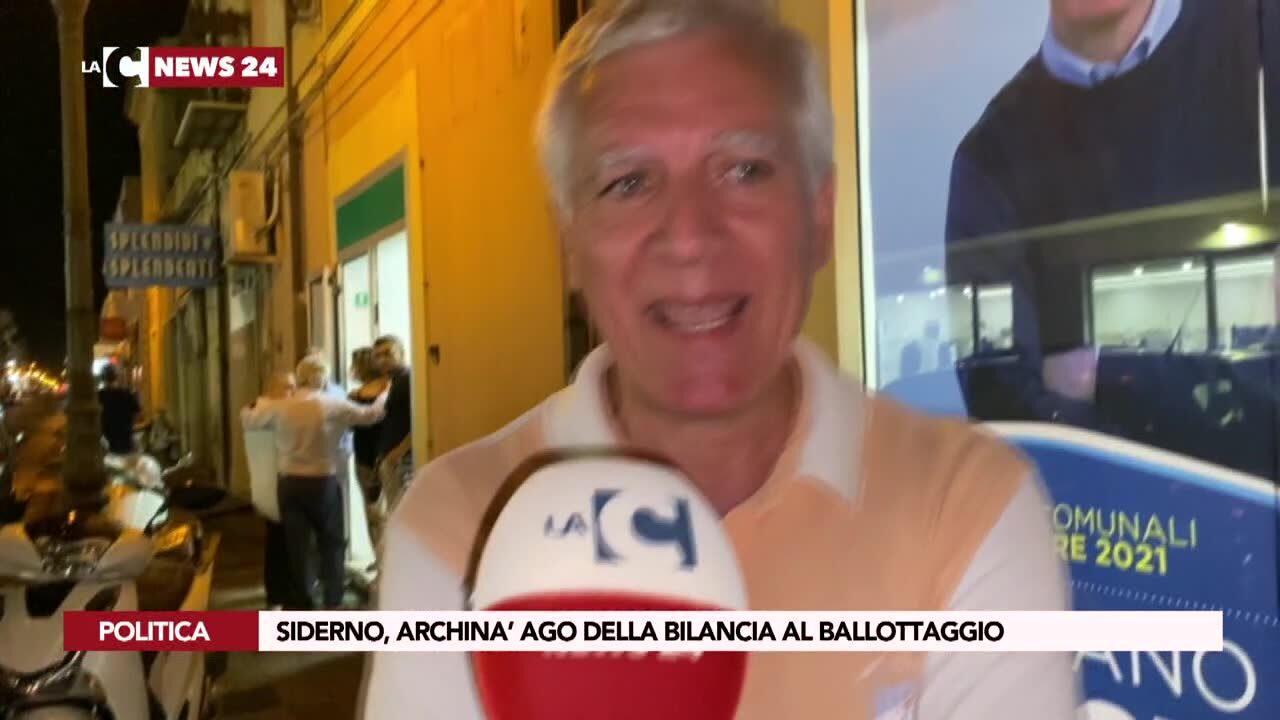 Siderno, Archinà ago della bilancia al ballottaggio
