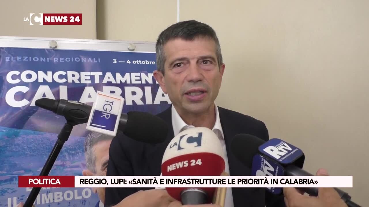 Reggio, Lupi: «Sanità e infrastrutture le priorità in Calabria»