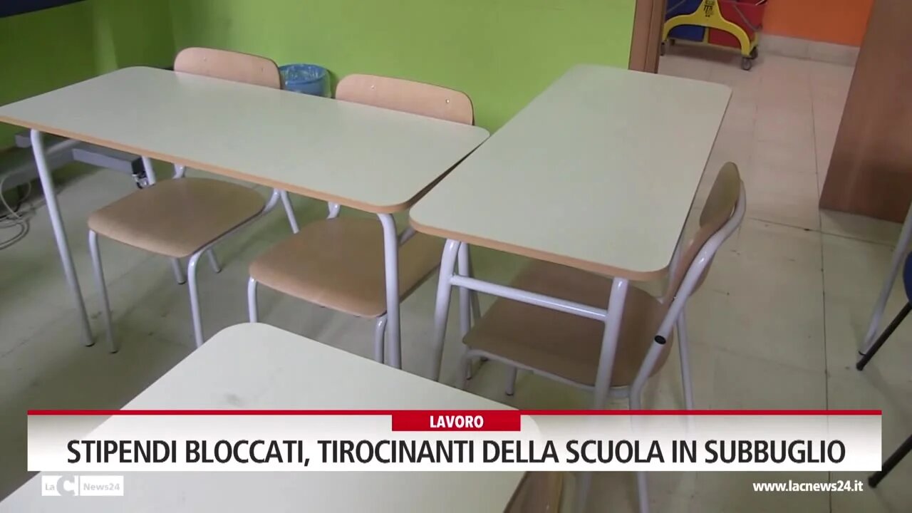 Stipendi bloccati, tirocinanti della scuola in subbuglio