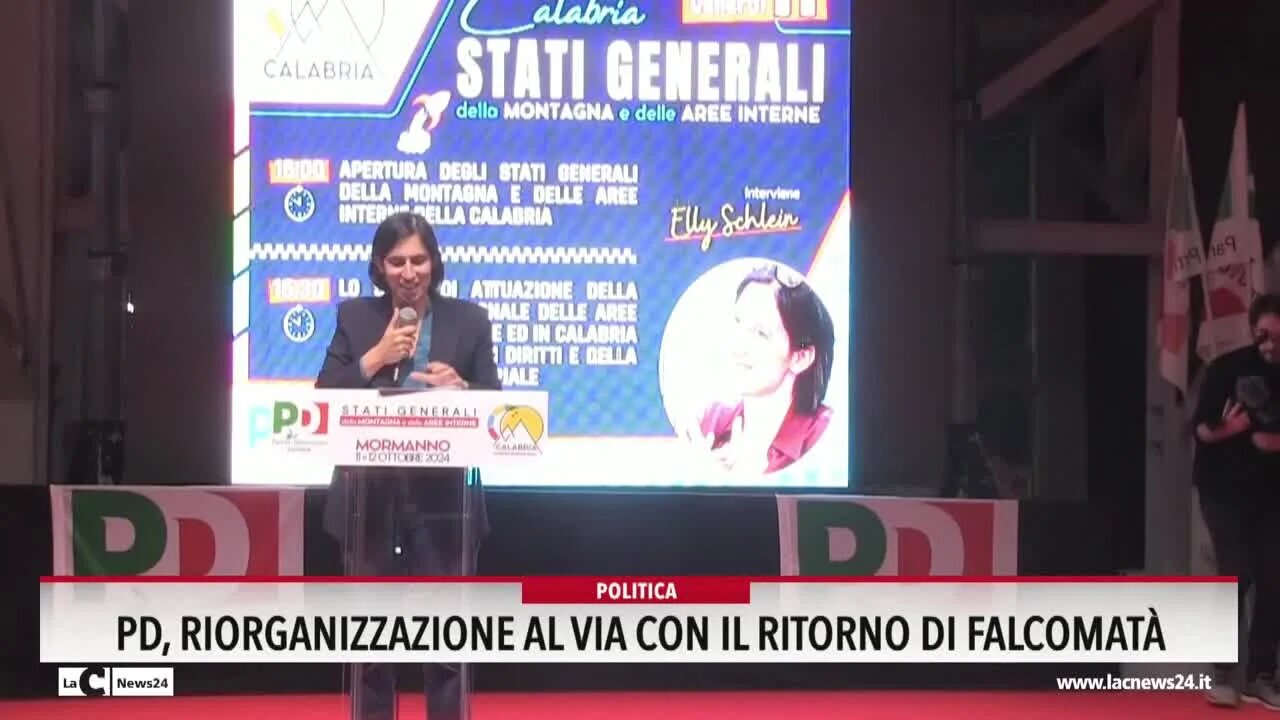 Pd, riorganizzazione al via con il ritorno di Falcomatà