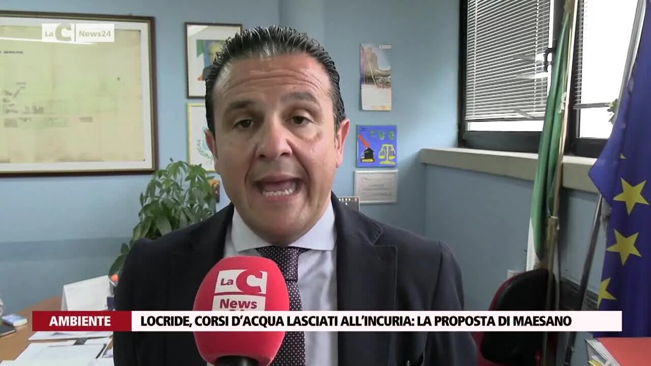 Locride, corsi d’acqua lasciati all’incuria e cittadini preoccupati per i rischi: la proposta di Maesano