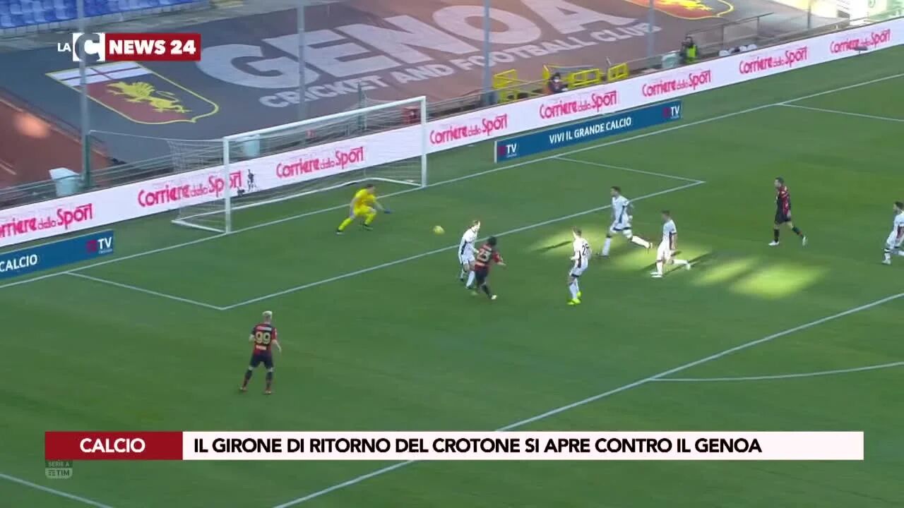 Il girone di ritorno del Crotone si apre contro il Genoa