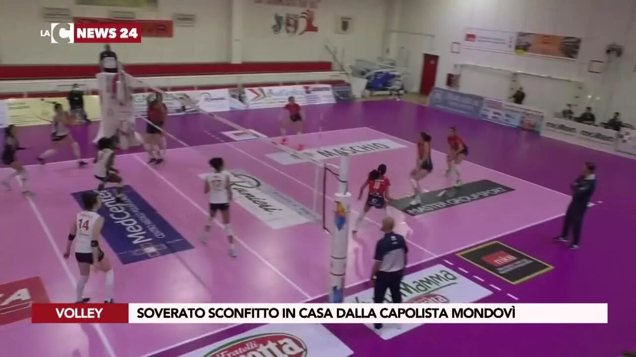 Volley, Soverato sconfitto in casa dalla capolista Mondovì