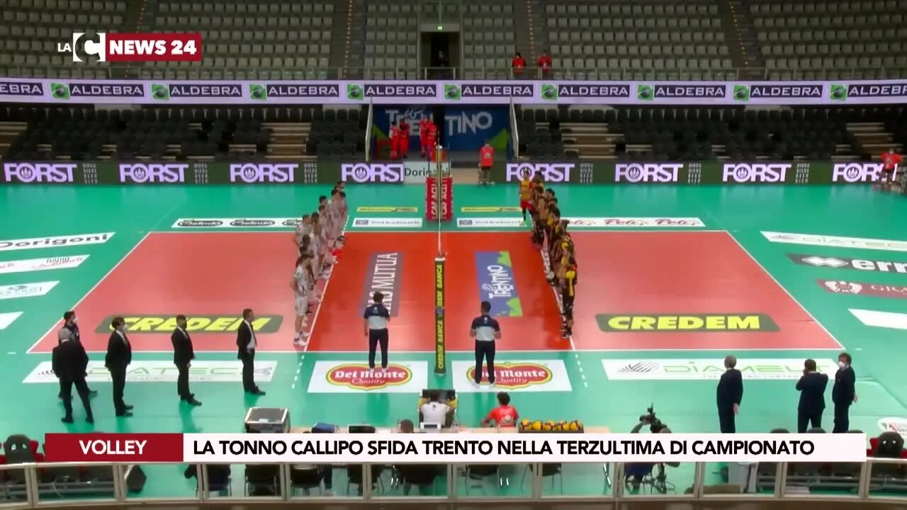 La Tonno Callipo sfida Trento nella terzultima di campionato