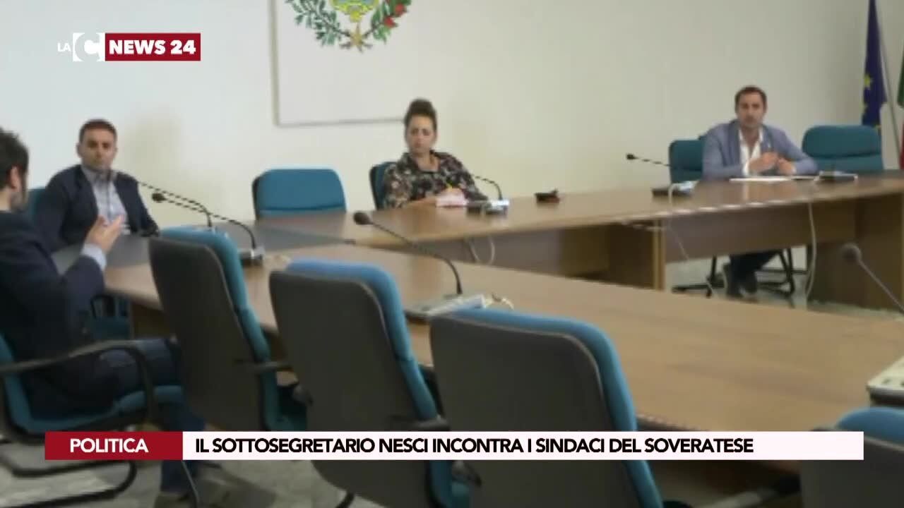 Il sottosegretario Nesci incontra i sindaci del Soveratese