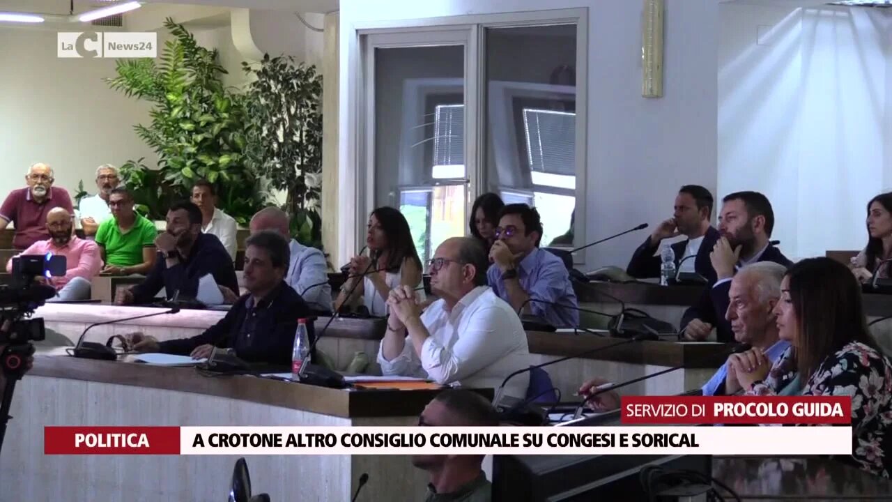 A Crotone altro consiglio comunale su Congesi e Sorical