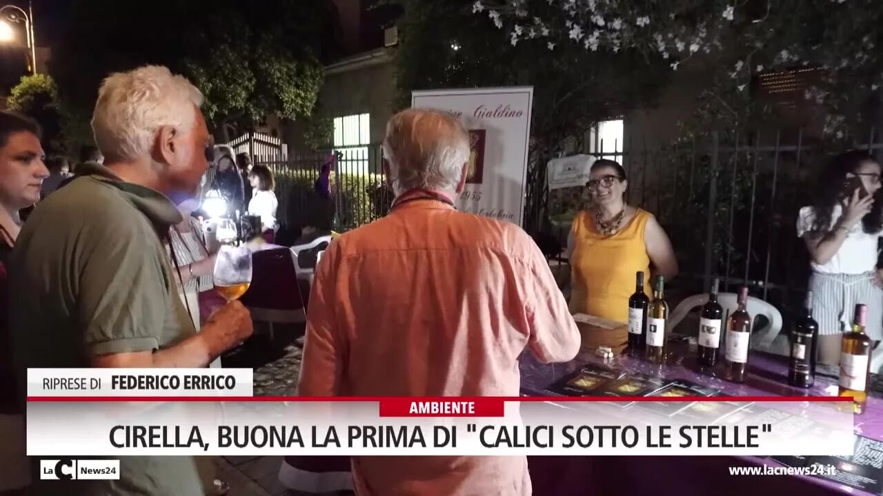 Cirella, buona la prima di "Calici Sotto le Stelle"