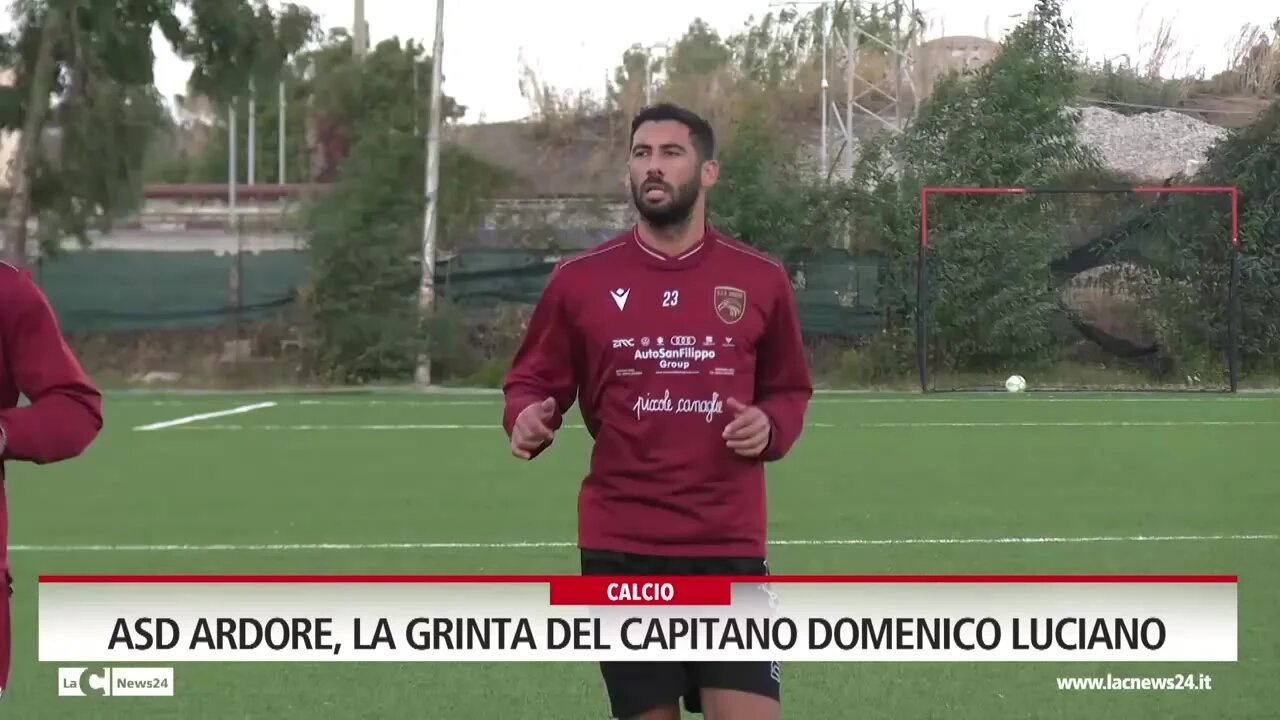 Asd Ardore, la grinta del capitano Domenico Luciano