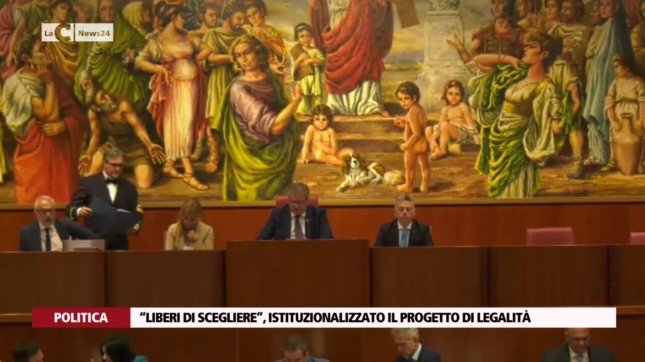 “Liberi di scegliere”, istituzionalizzato il progetto di legalità