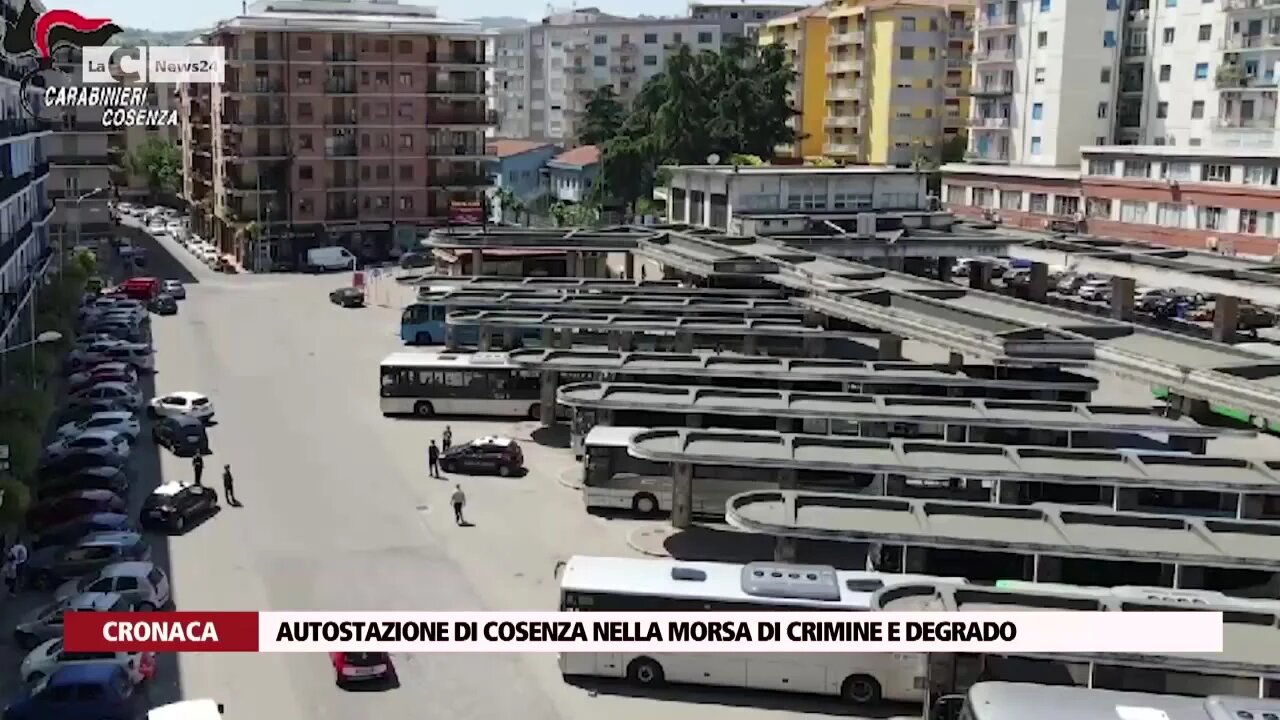 Autostazione di Cosenza nella morsa di crimine e degrado