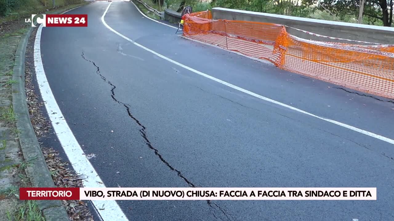 Vibo, strada (di nuovo) chiusa: faccia a faccia tra sindaco e ditta