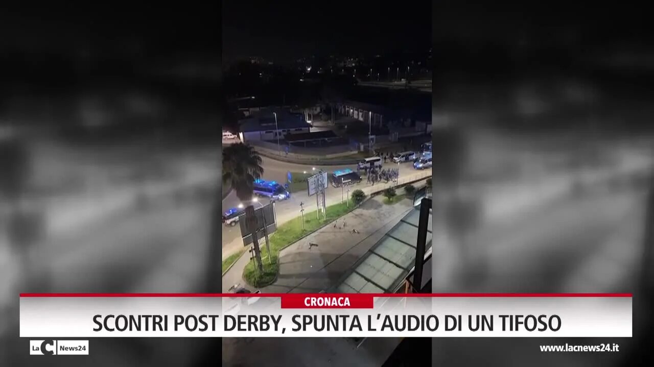 Scontri post derby, spunta l’audio di un tifoso