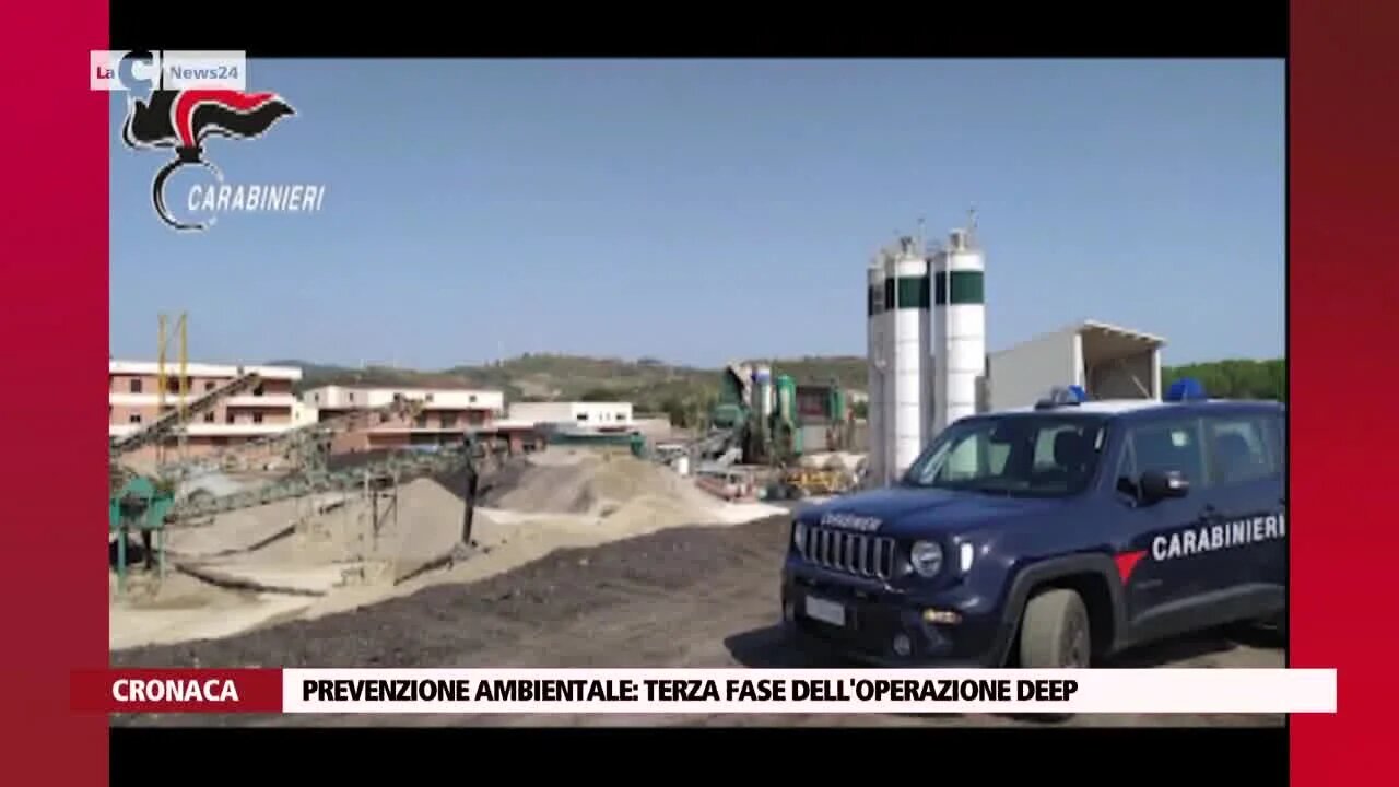 Prevenzione ambientale: terza fase dell'operazione Deep