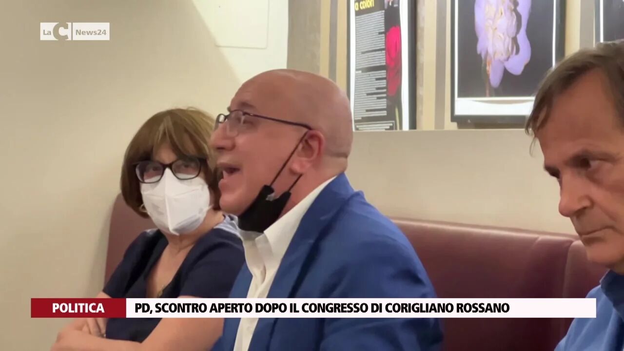 Pd, scontro aperto dopo il congresso di Corigliano Rossano