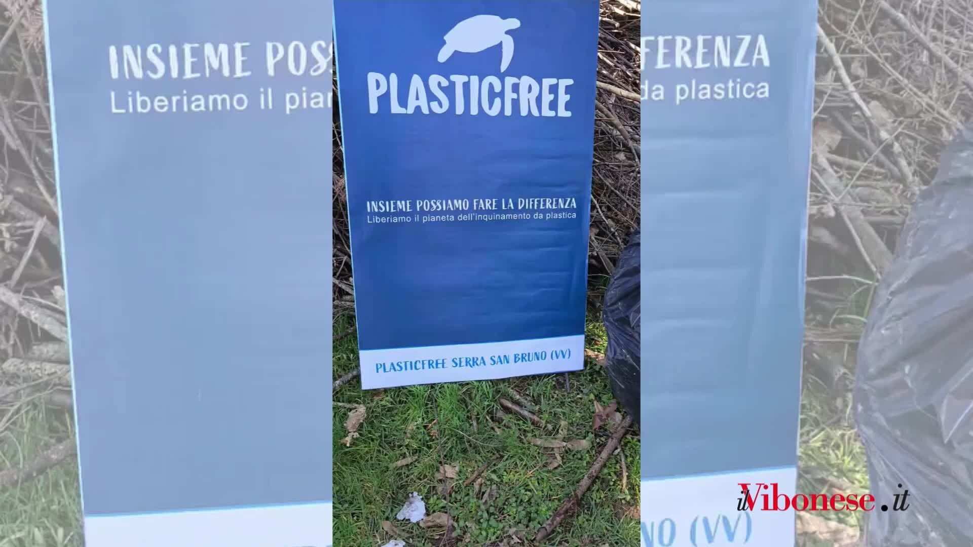 I volontari di Plasticfree raccolgono una tonnellata di rifiuti nei boschi di Serra San Bruno - Video