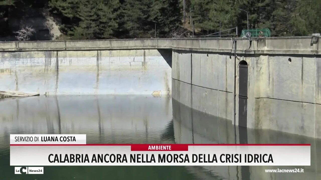 Calabria ancora nella morsa della crisi idrica