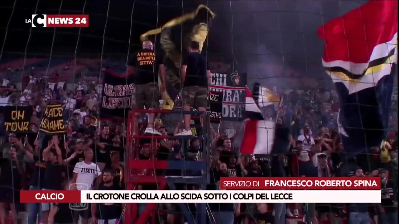 Il Crotone crolla allo Scida sotto i colpi del Lecce