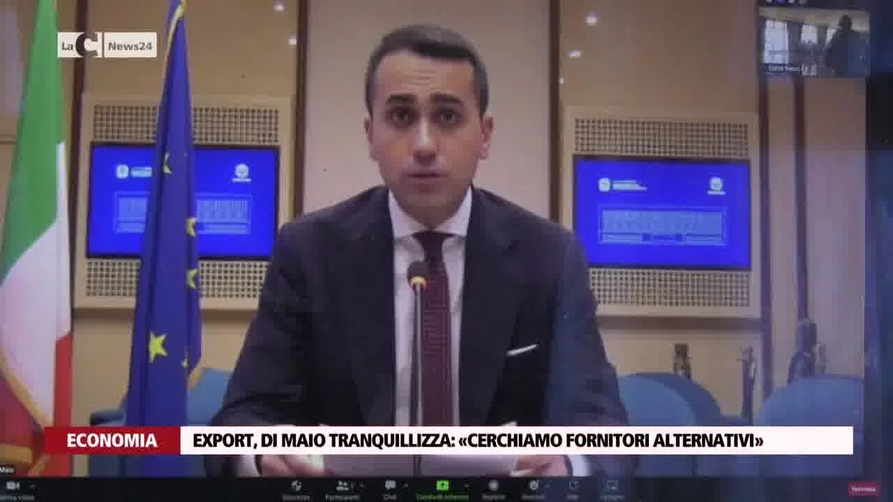 Export, Di Maio tranquillizza: «cerchiamo fornitori alternativi»
