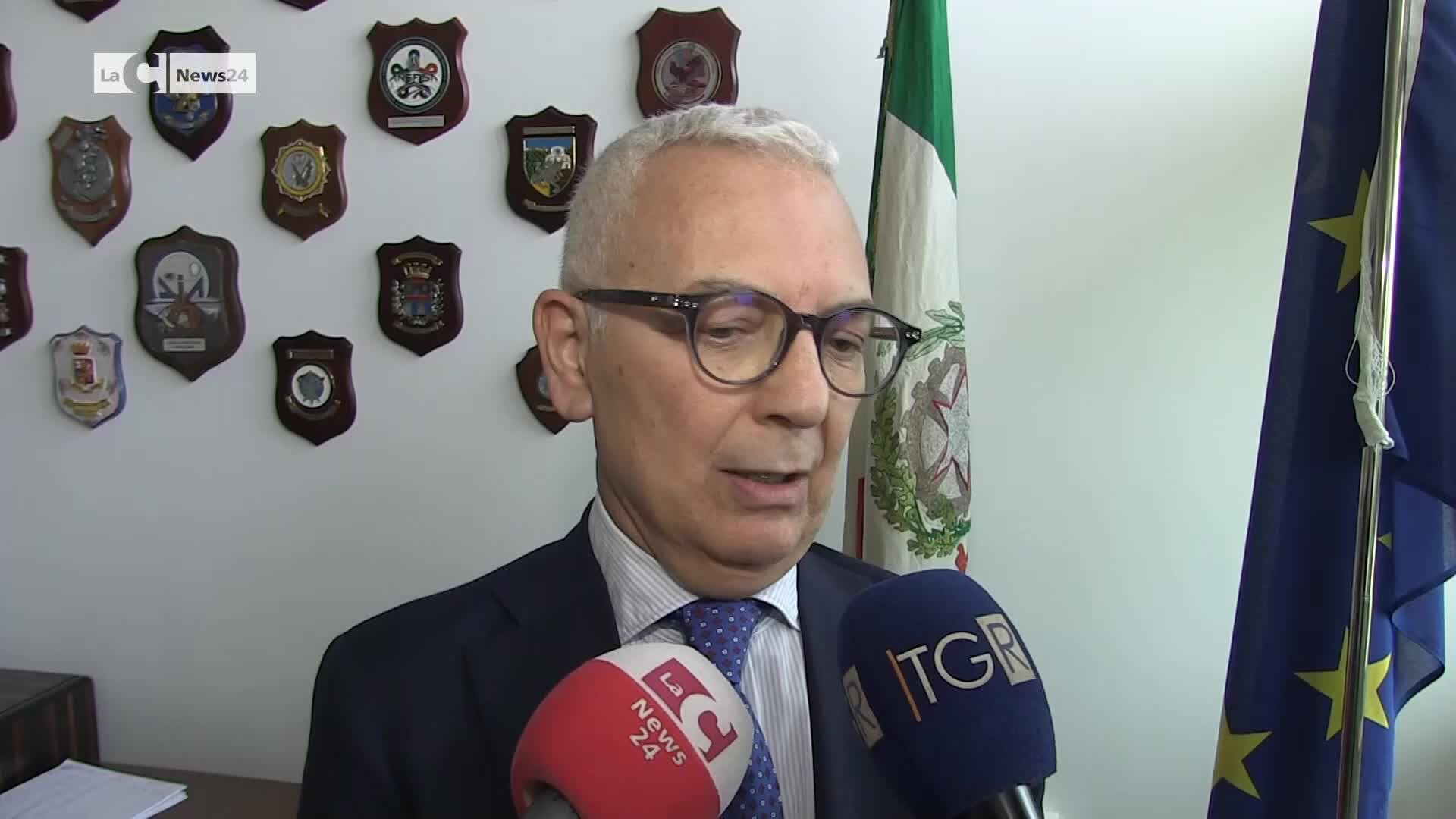 Operazione antidroga a Cosenza, Capomolla: «Lo spaccio è un fenomeno inquietante» - VIDEO