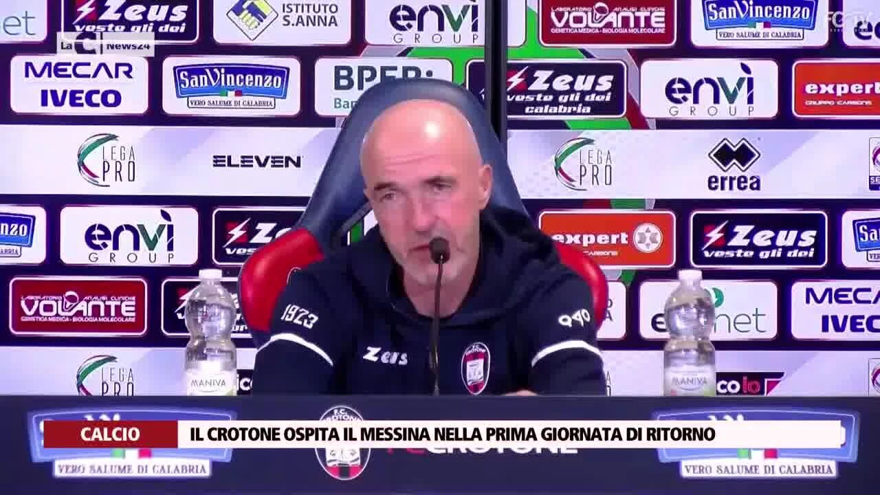 Il Crotone ospita il Messina nella prima giornata di ritorno
