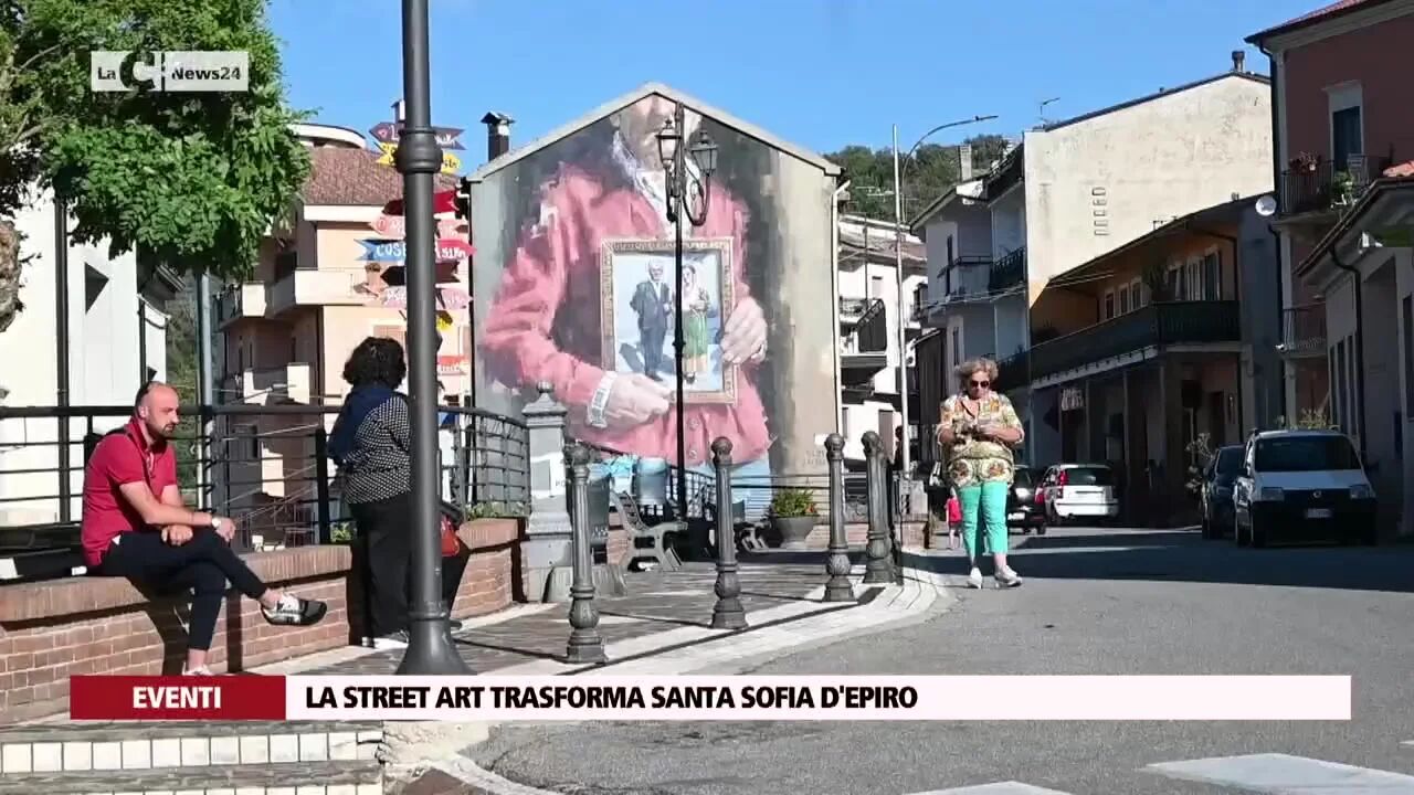 La Street Art trasforma Santa Sofia d'Epiro