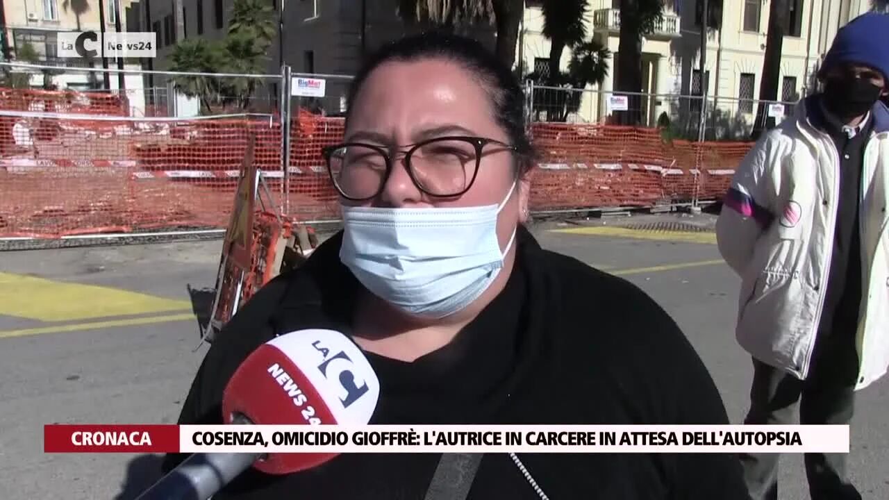 Cosenza, omicidio Gioffrè, l'autrice in carcere in attesa dell'autopsia