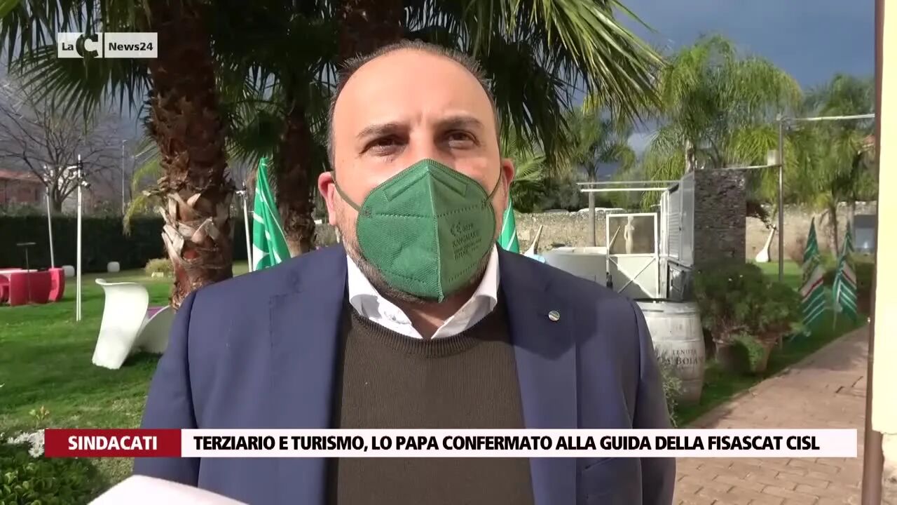 Terziario e turismo, Lo Papa confermato alla guida della Fisascat Cisl