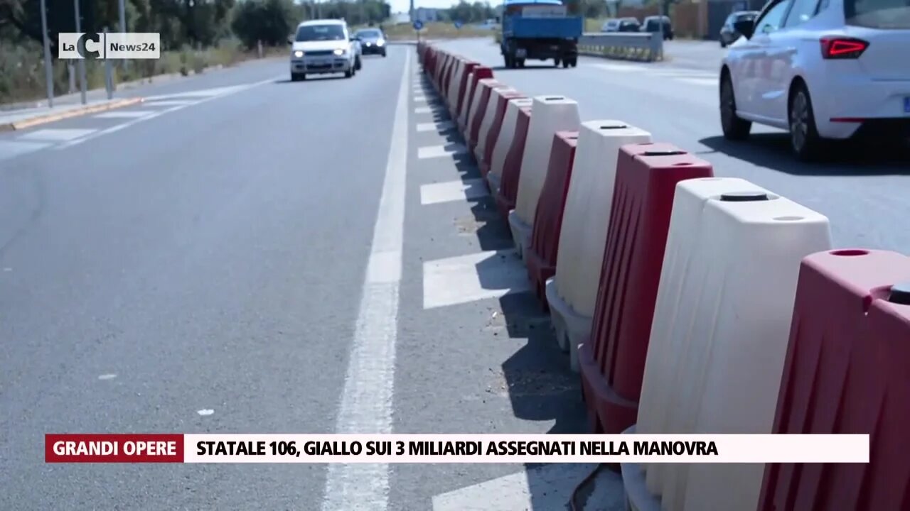 Statale 106, giallo sui 3 miliardi assegnati nella manovra