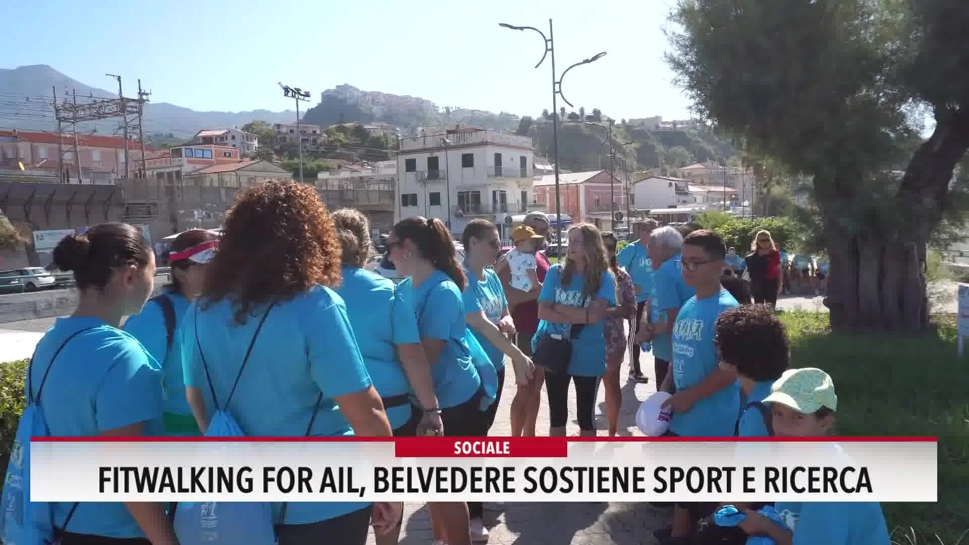 Fitwalking For Ail, Belvedere sostiene sport e ricerca