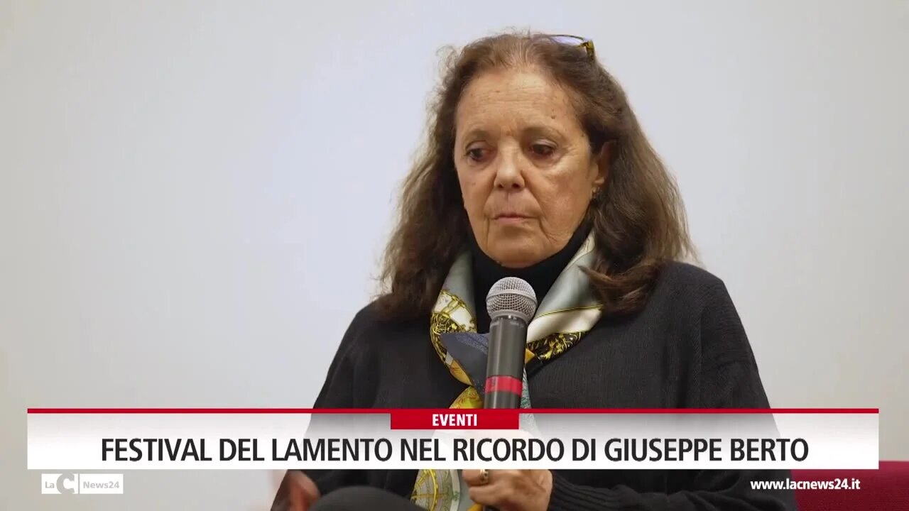 Festival del Lamento nel ricordo di Giuseppe Berto