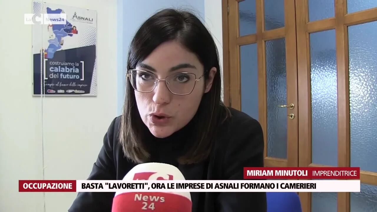 Basta "lavoretti", ora le imprese di Asnali formano i camerieri