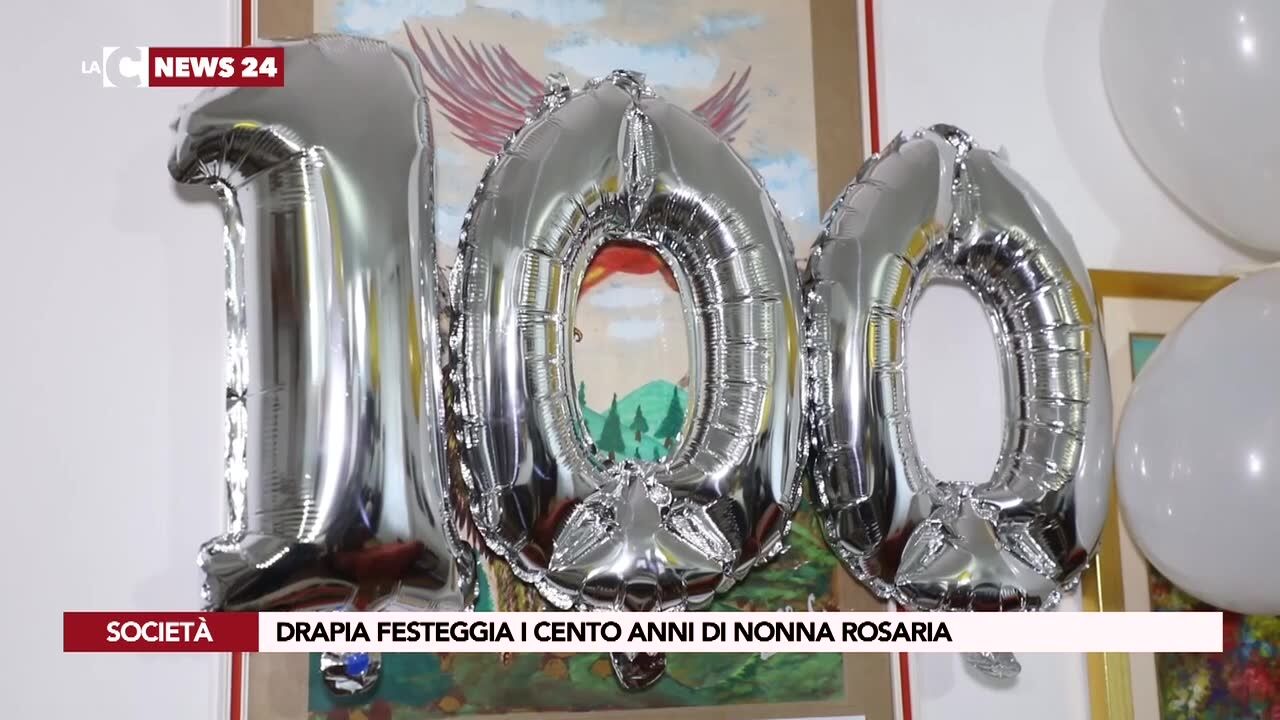 Drapia festeggia i cento anni di nonna Rosaria