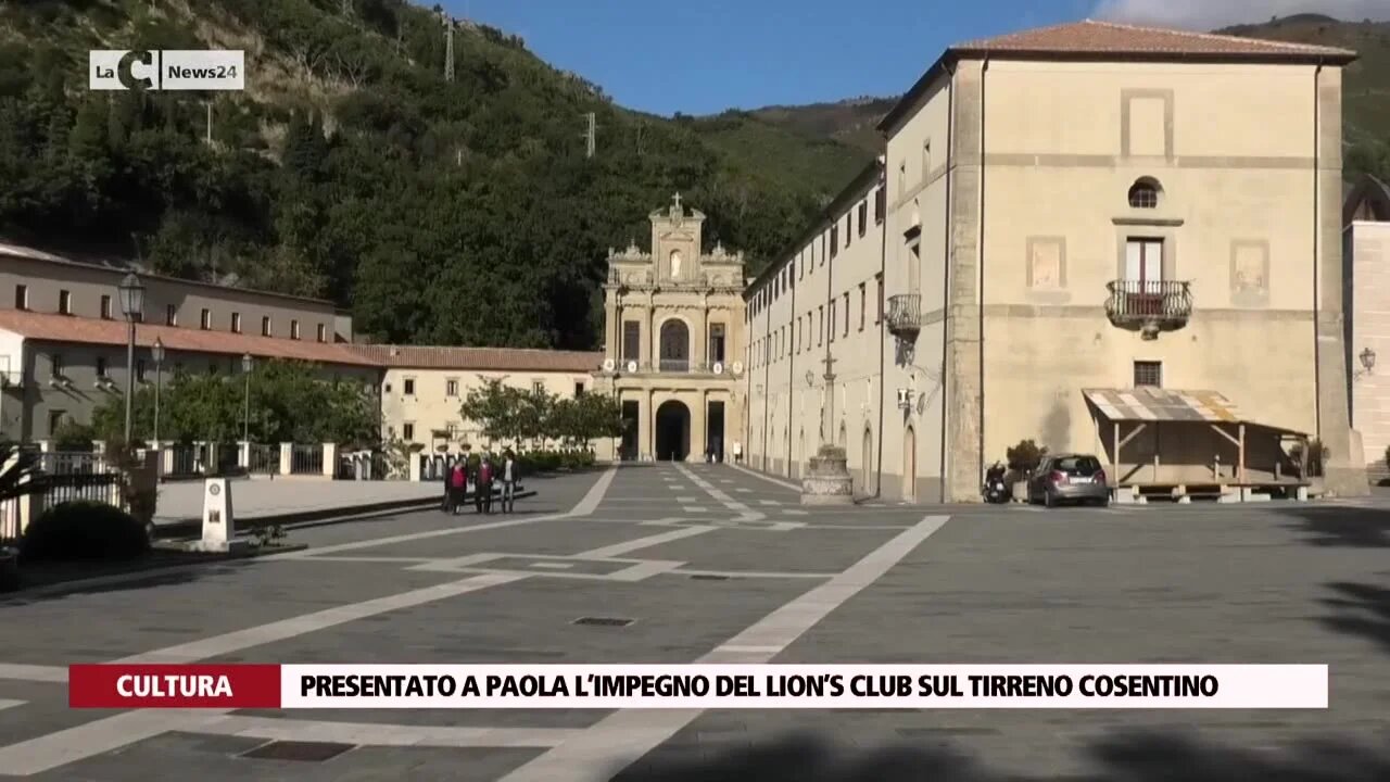 Presentato a Paola l’impegno del Lion’s club sul tirreno cosentino