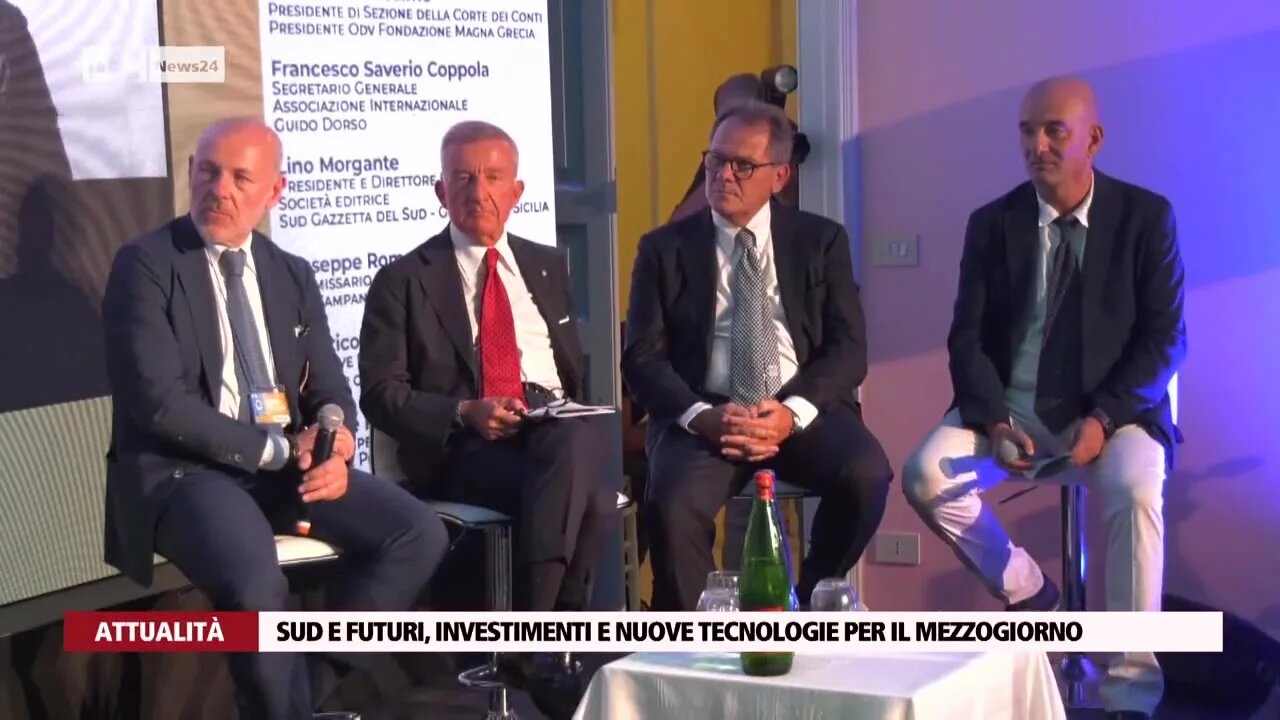 Sud e Futuri, investimenti e nuove tecnologie per il Mezzogiorno