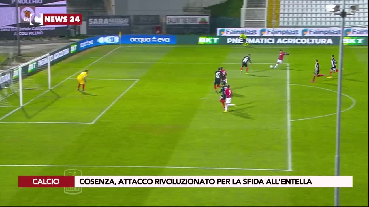 Cosenza, attacco rivoluzionato per la sfida all'Entella