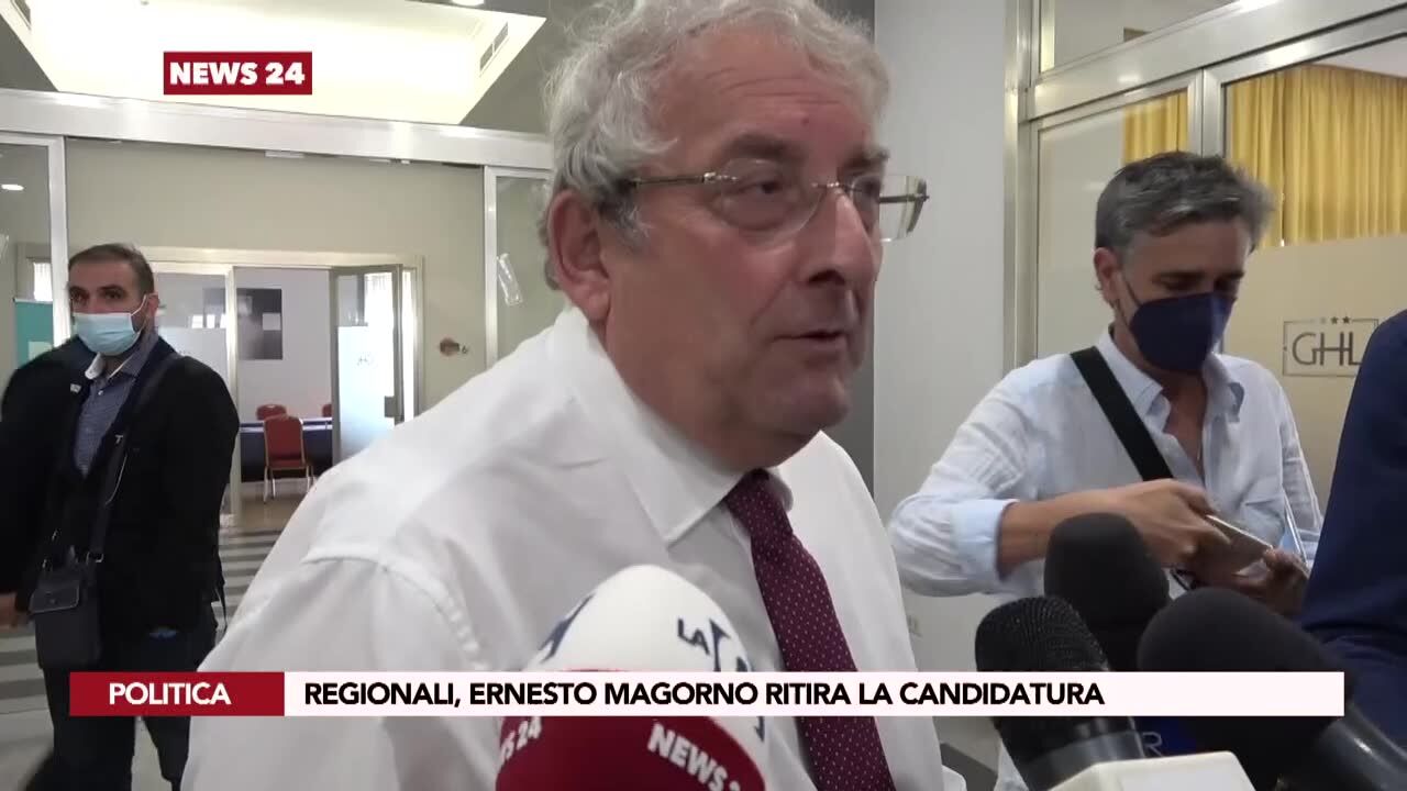 Regionali, Ernesto Magorno ritira la candidatura