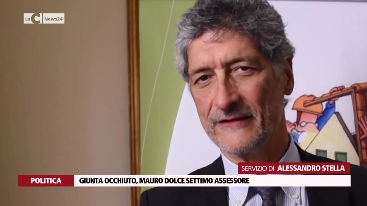 Giunta Occhiuto, Mauro Dolce settimo assessore