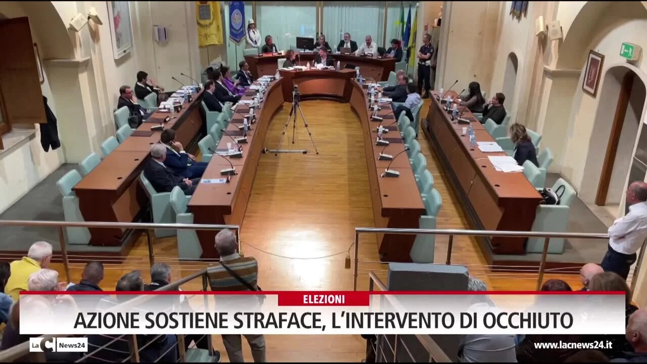 Azione sostiene Straface, l’intervento di Occhiuto