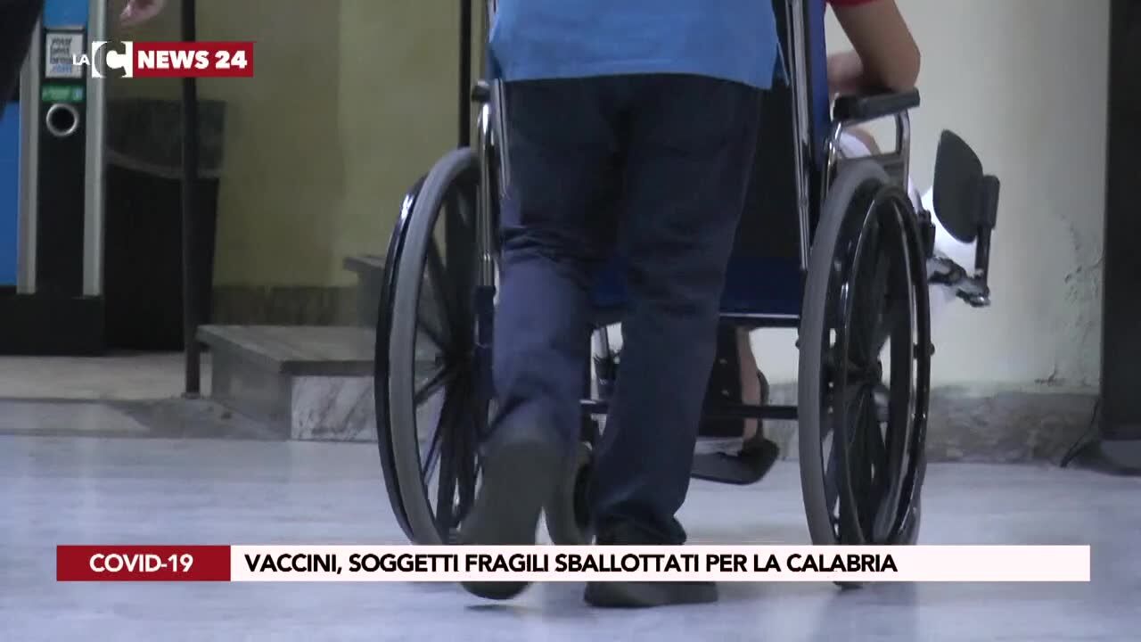 Vaccini, soggetti fragili sballottati per la Calabria