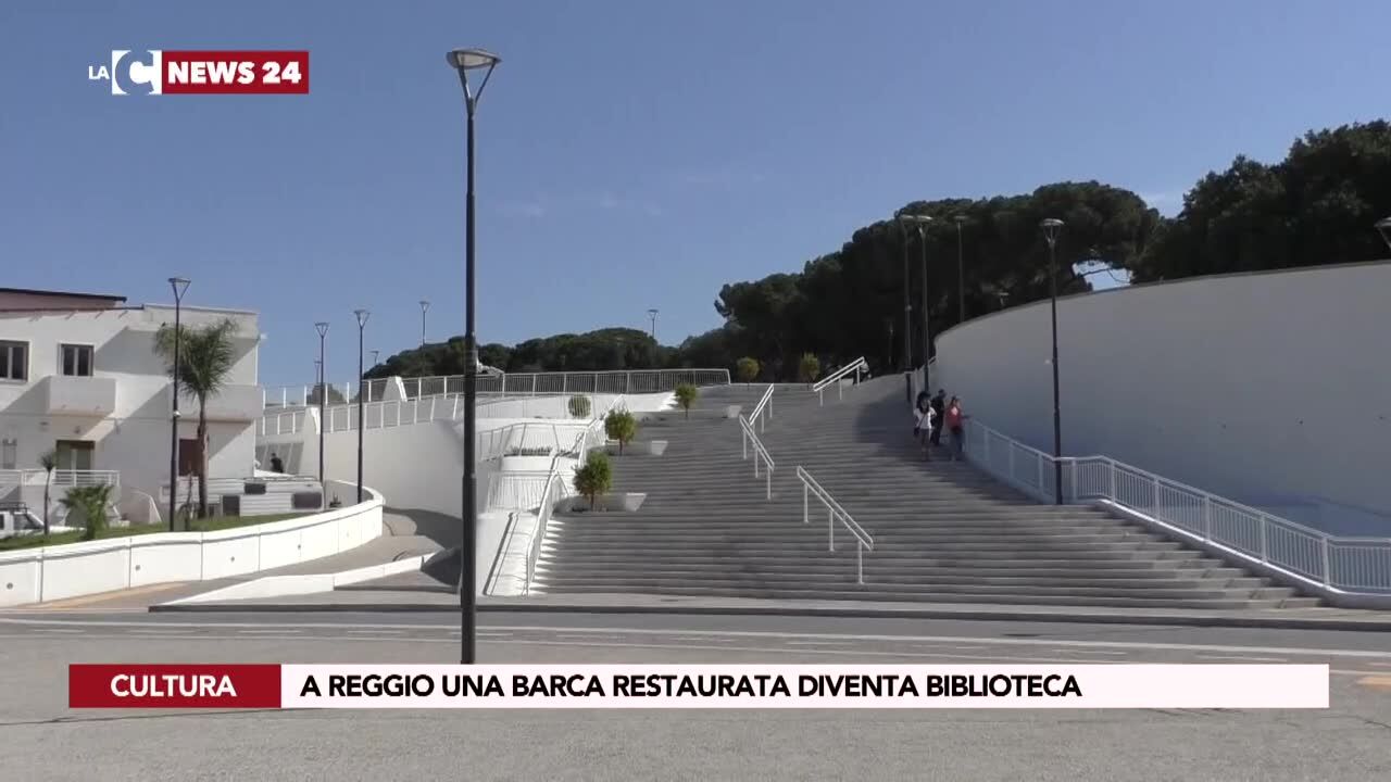 A Reggio una barca restaurata diventa biblioteca