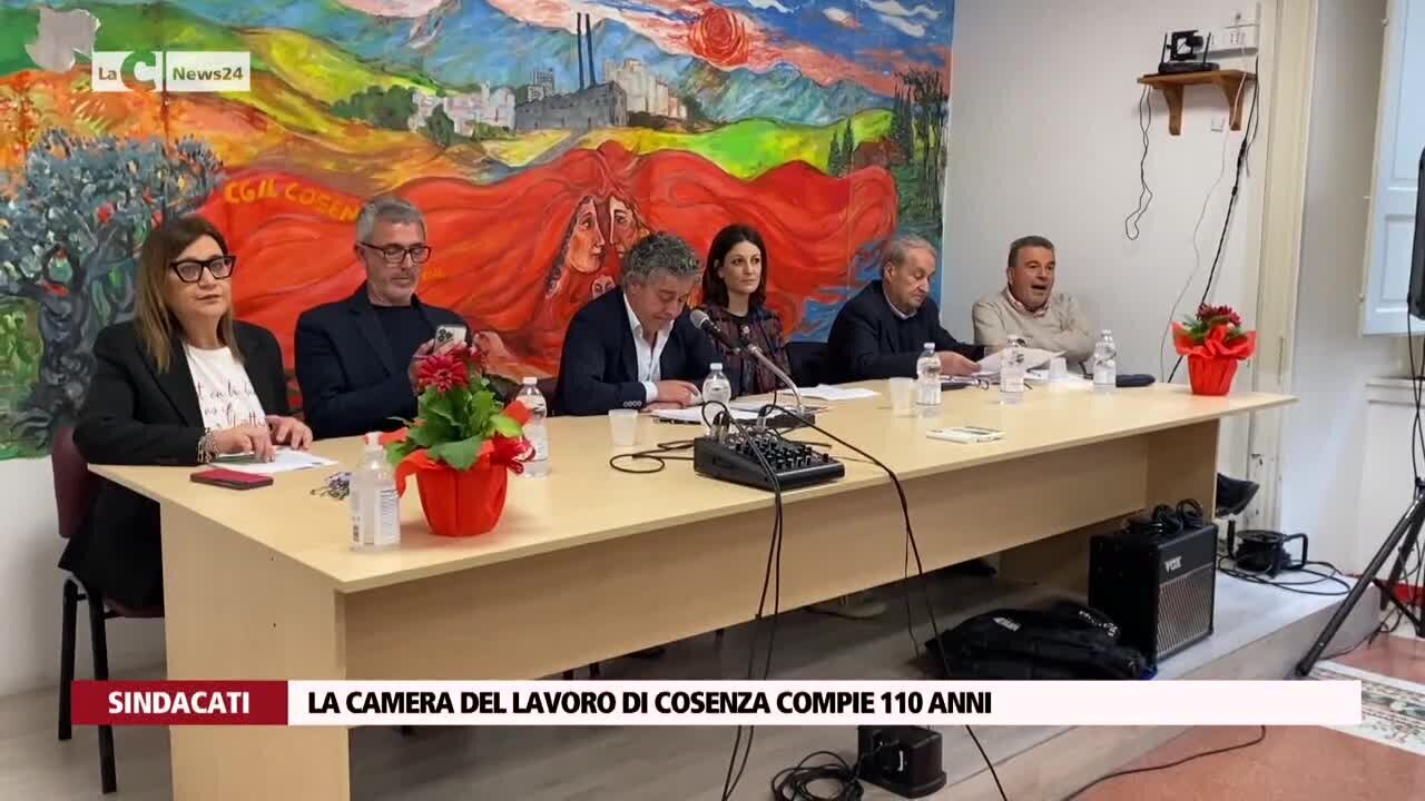 I 110 anni della Camera del Lavoro di Cosenza. Ianni: «Da Cgil risposta democratica a Meloni» | VIDEO
