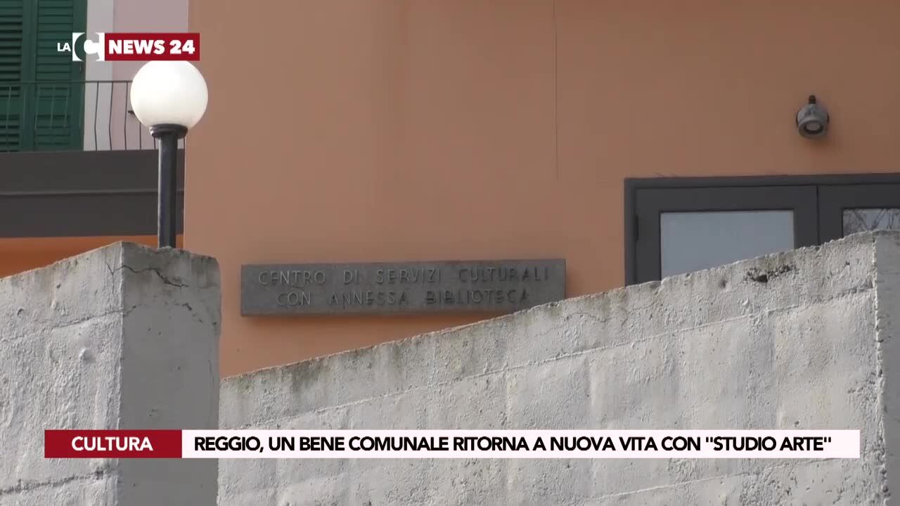Reggio, un bene comunale ritorna a nuova vita con "Studio Arte"