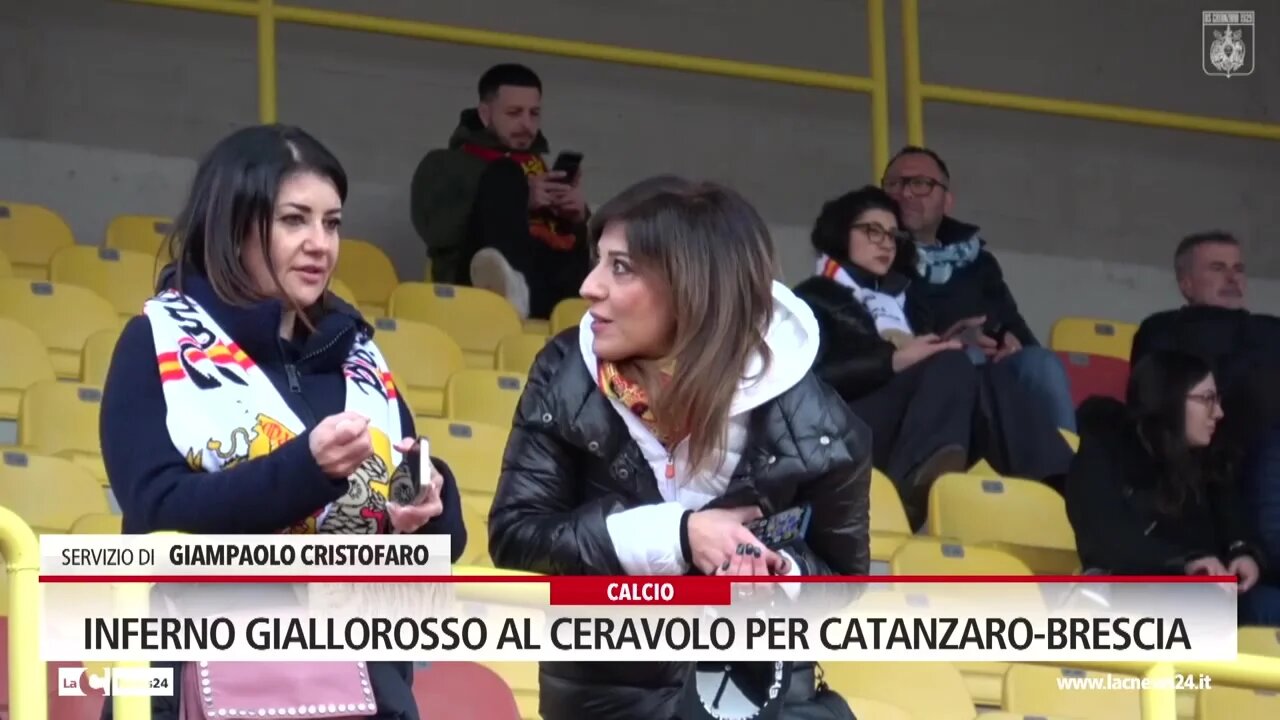 Inferno giallorosso al Ceravolo per Catanzaro-Brescia